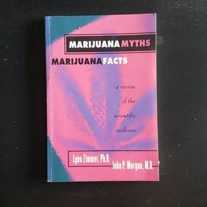 Book titled MarijuanaFacts